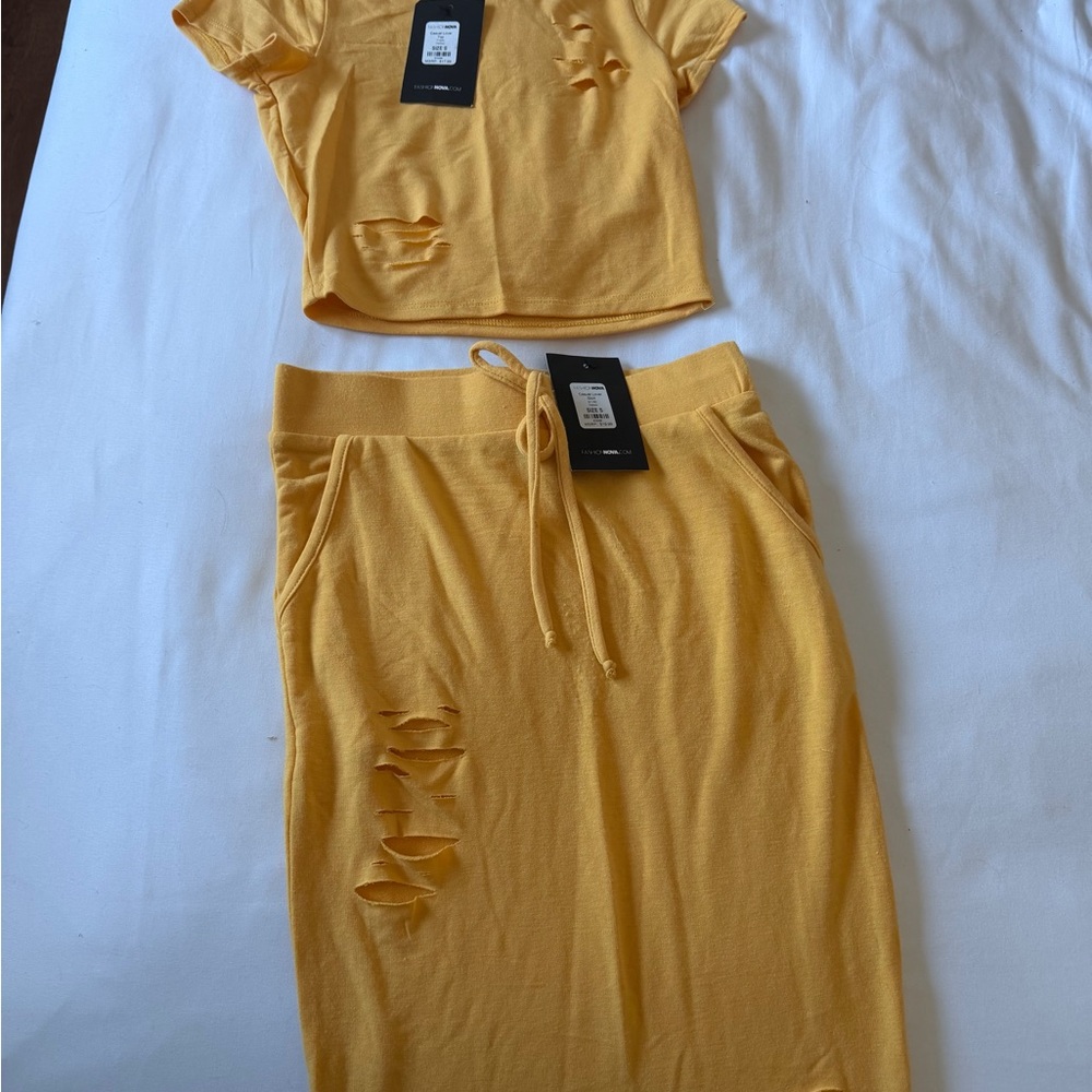 Yellow Women's Skirt
